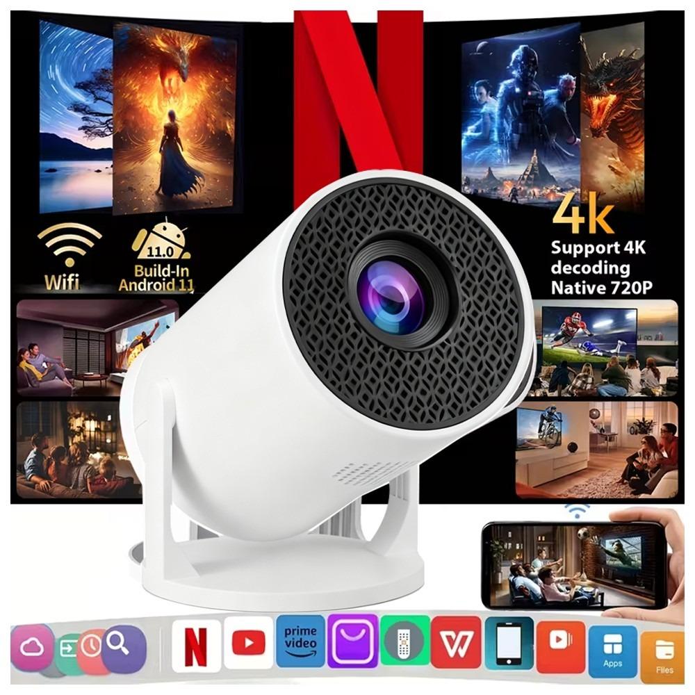 Mini Projecteur Intelligent Android 4K WiFi et Bluetooth