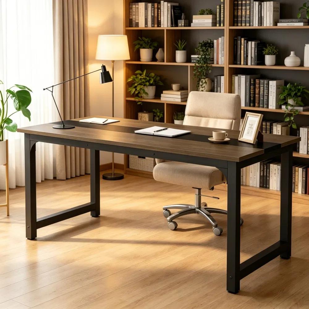 Bureau Moderne pour Espace de Travail avec Pieds Ajustables