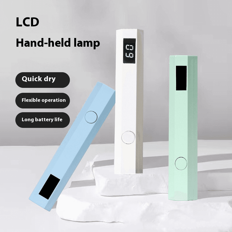 Lampe Sèche-Ongles UV/LED Portable et Design avec Affichage Numérique