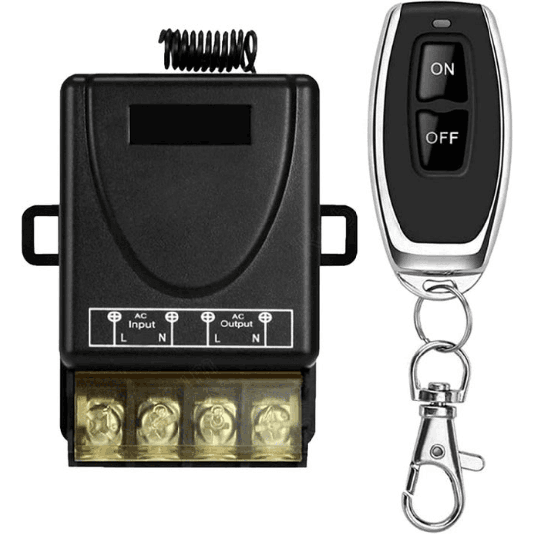 Wireless Remote Control 433 MHz, 220 V-230 V AC, 30 A, With Receiver Relay And Transmitter, For Water Pump, Household Appliances And Agricultural Irrigation