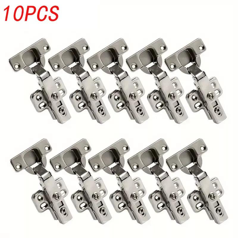 Lot de 10 Charnières 35 mm Fermeture Douce pour Meubles de Cuisine