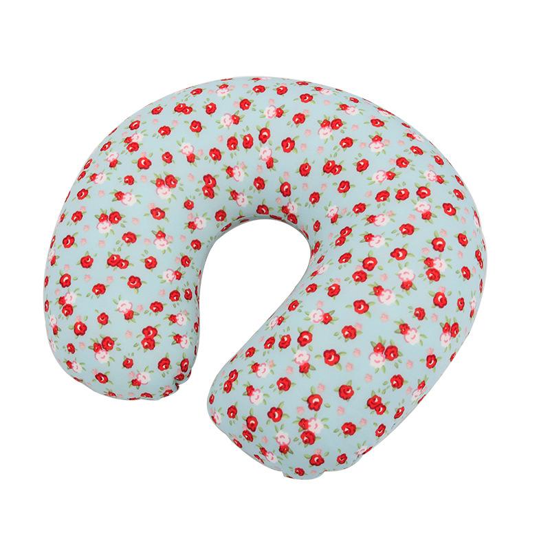 U Shape Travel Neck Pillow,EPS Foam Particle Milk Silk Plush Neck Support Pillow,Multi Pattern For Airplane Car Office Rest