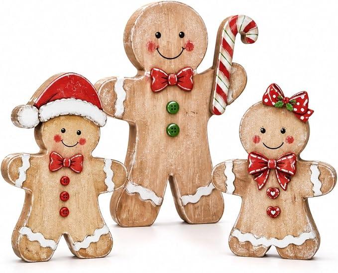Décoration de Noël Pain d'Épices pour Intérieur et Table