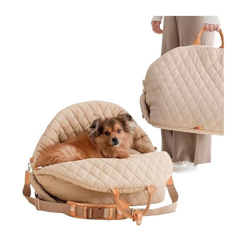 Panier Transporteur et Siège Auto Multifonction 3-en-1 pour Animal
