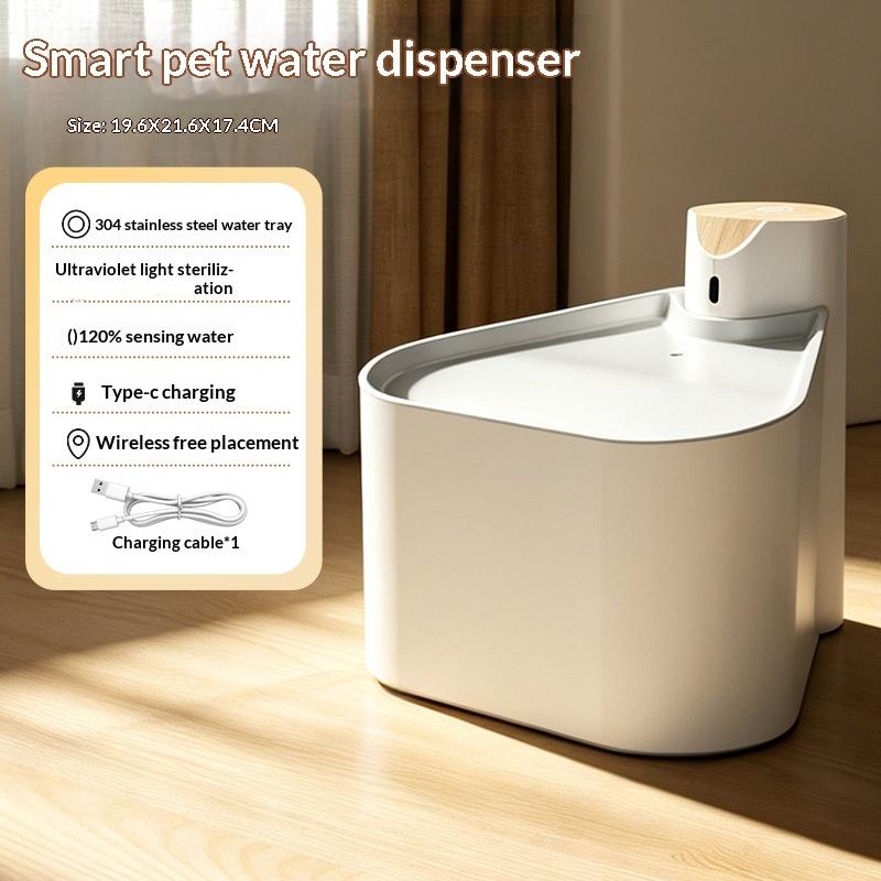 Fontaine à eau intelligente sans fil et filtrée pour animaux