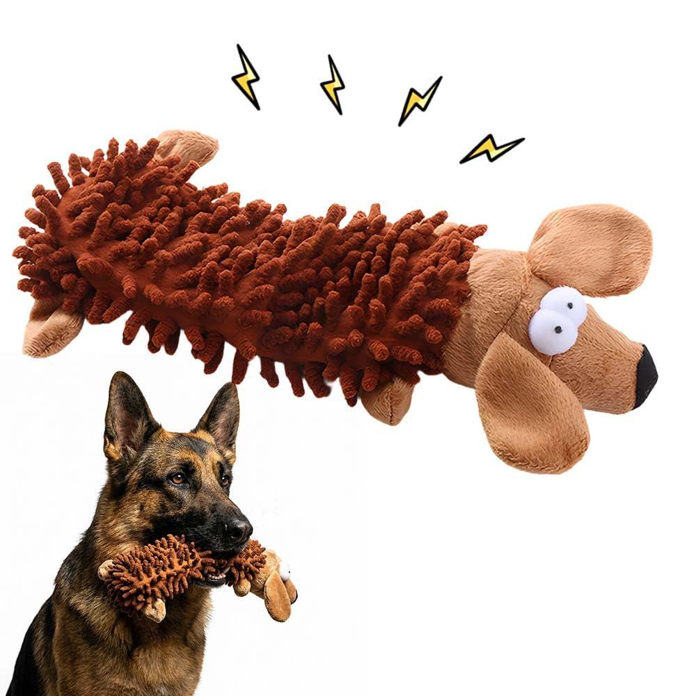 Jouet en peluche résistant et sonore pour chien - Texture dense