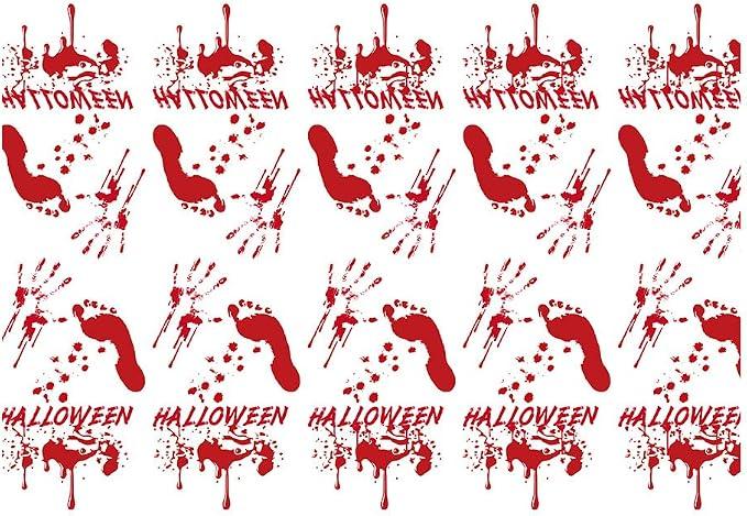Lot de 2 Nappes de Table d'Halloween pour Décoration Festive