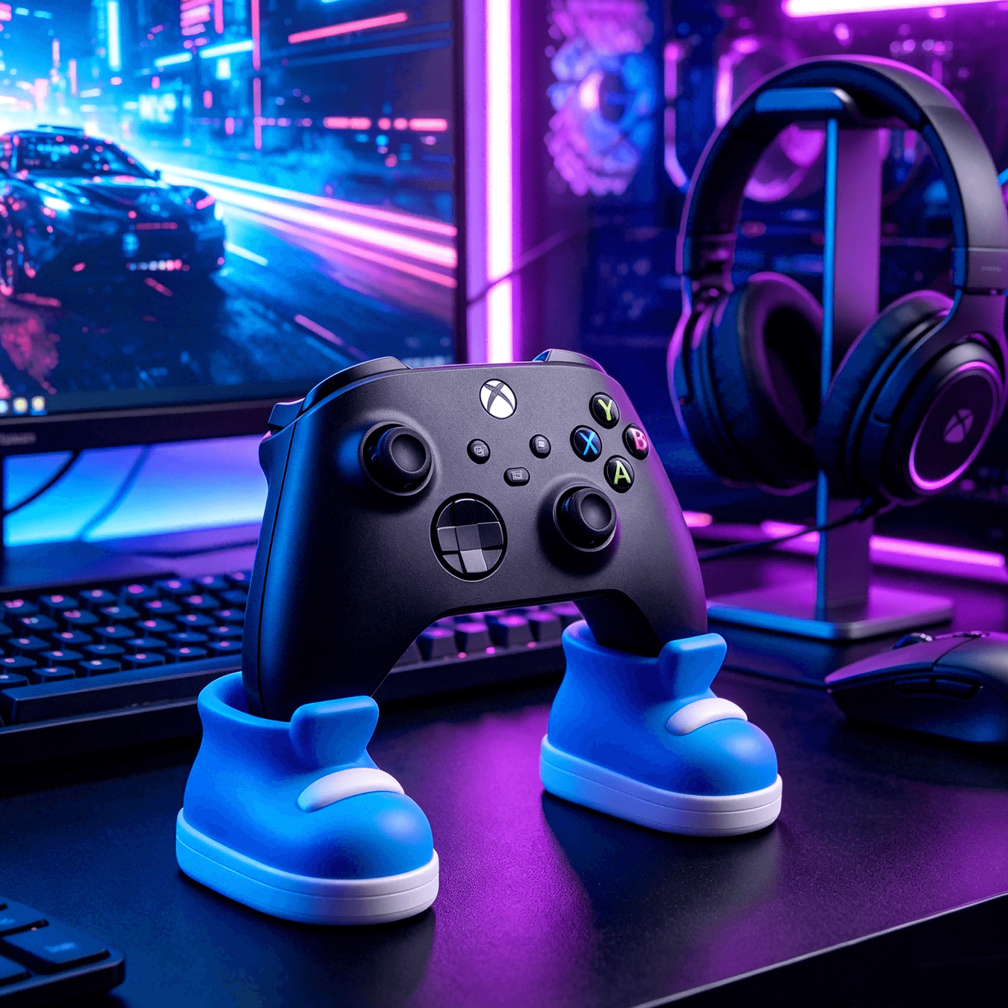 Support de manette de jeu design sneaker - Lot de 2