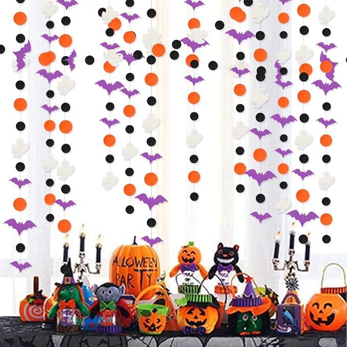 Guirlande Suspendue d'Halloween Multicolore - 12 Mètres