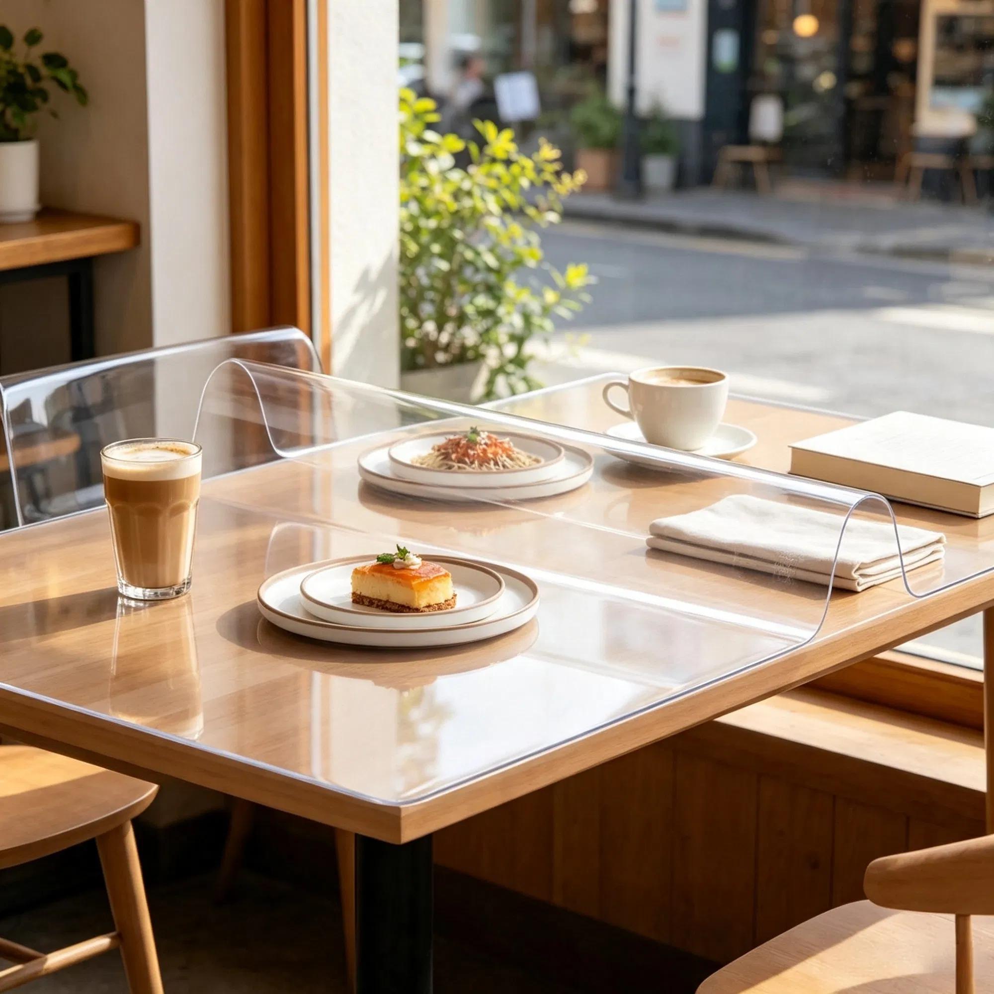 Protège-table transparent en PVC 1,5 mm - 90 x 135 cm