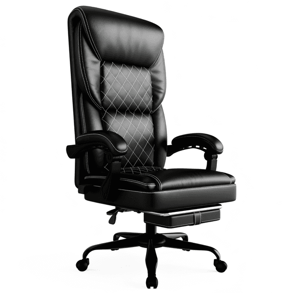 Fauteuil de Gaming et Bureau Ergonomique avec Repose-Pieds