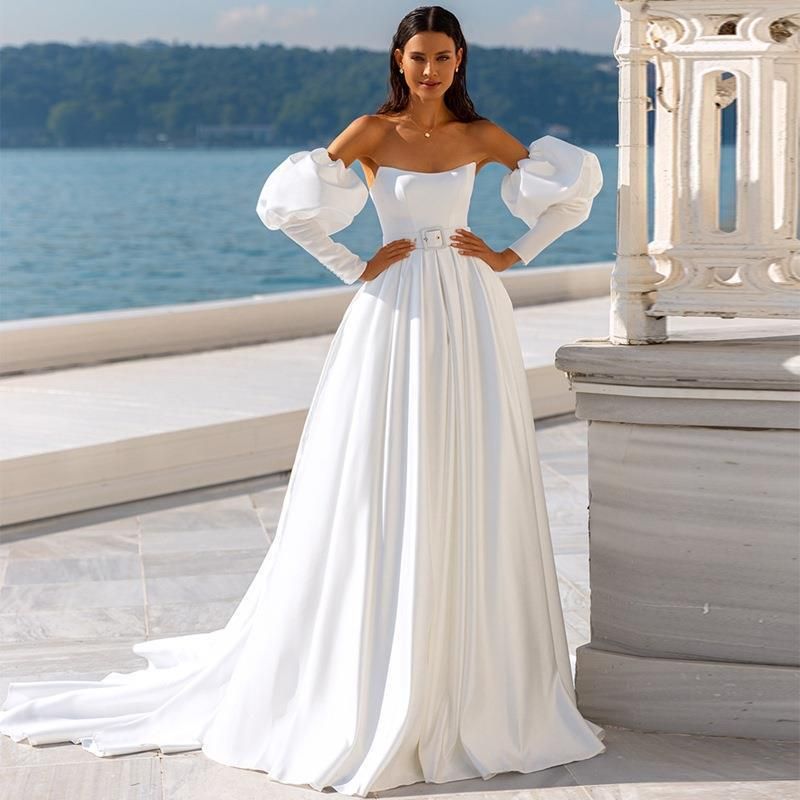 Off-the-shoulder Strapless Figure-hugging Dress For Women