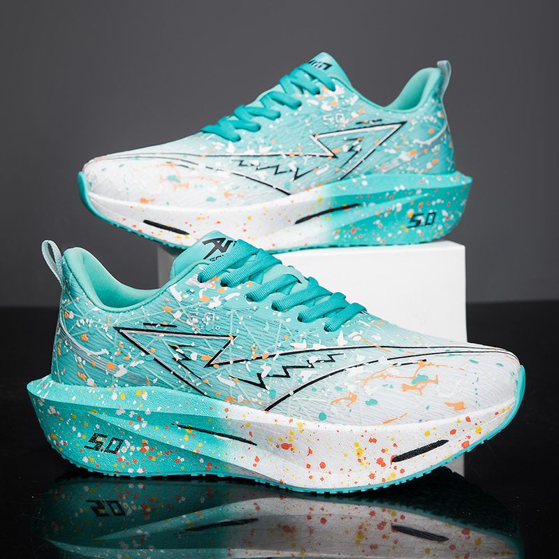 Baskets de running iridescentes et respirantes pour le sport