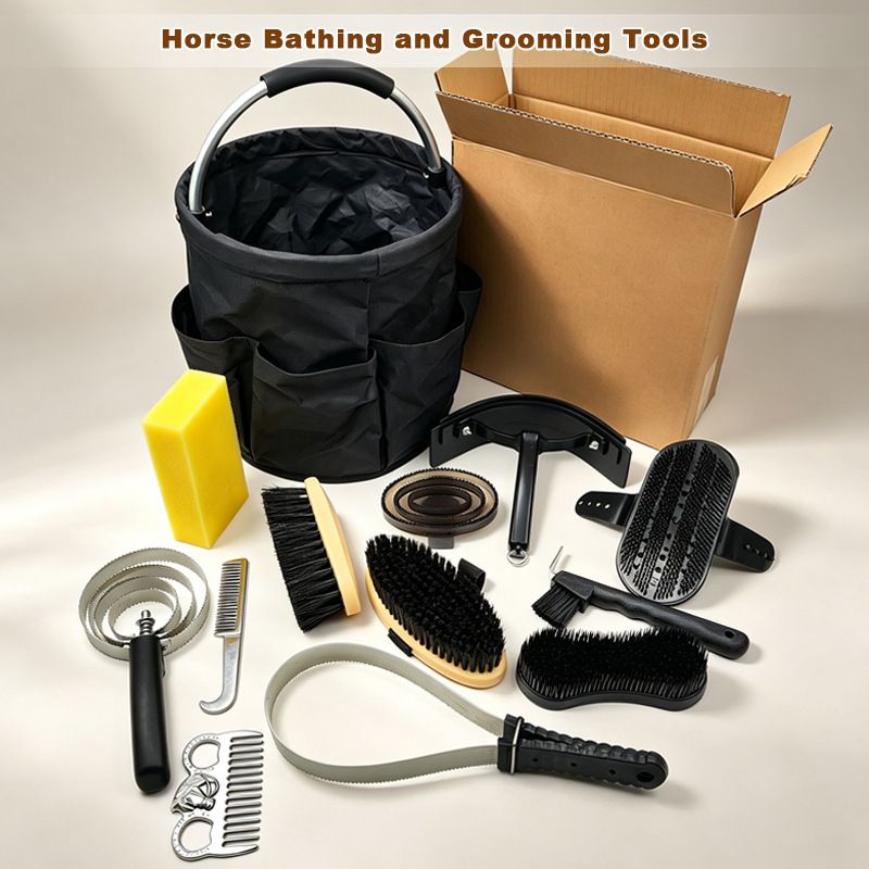 Kit Coiffure et Beauté avec Seau de Rangement Pliable