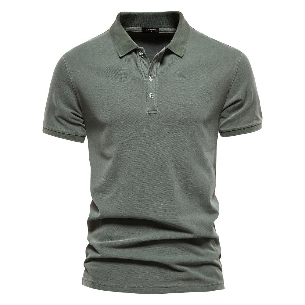 Polo Homme en Coton Pur - Style Casual et Tendance