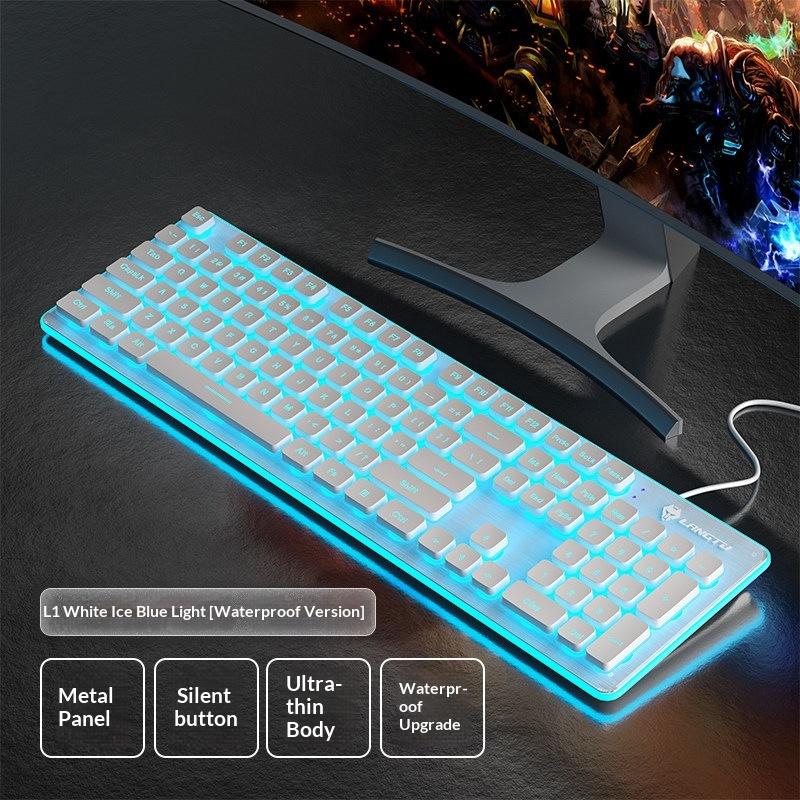 Clavier Filaire Rétroéclairé pour Bureau et Gaming