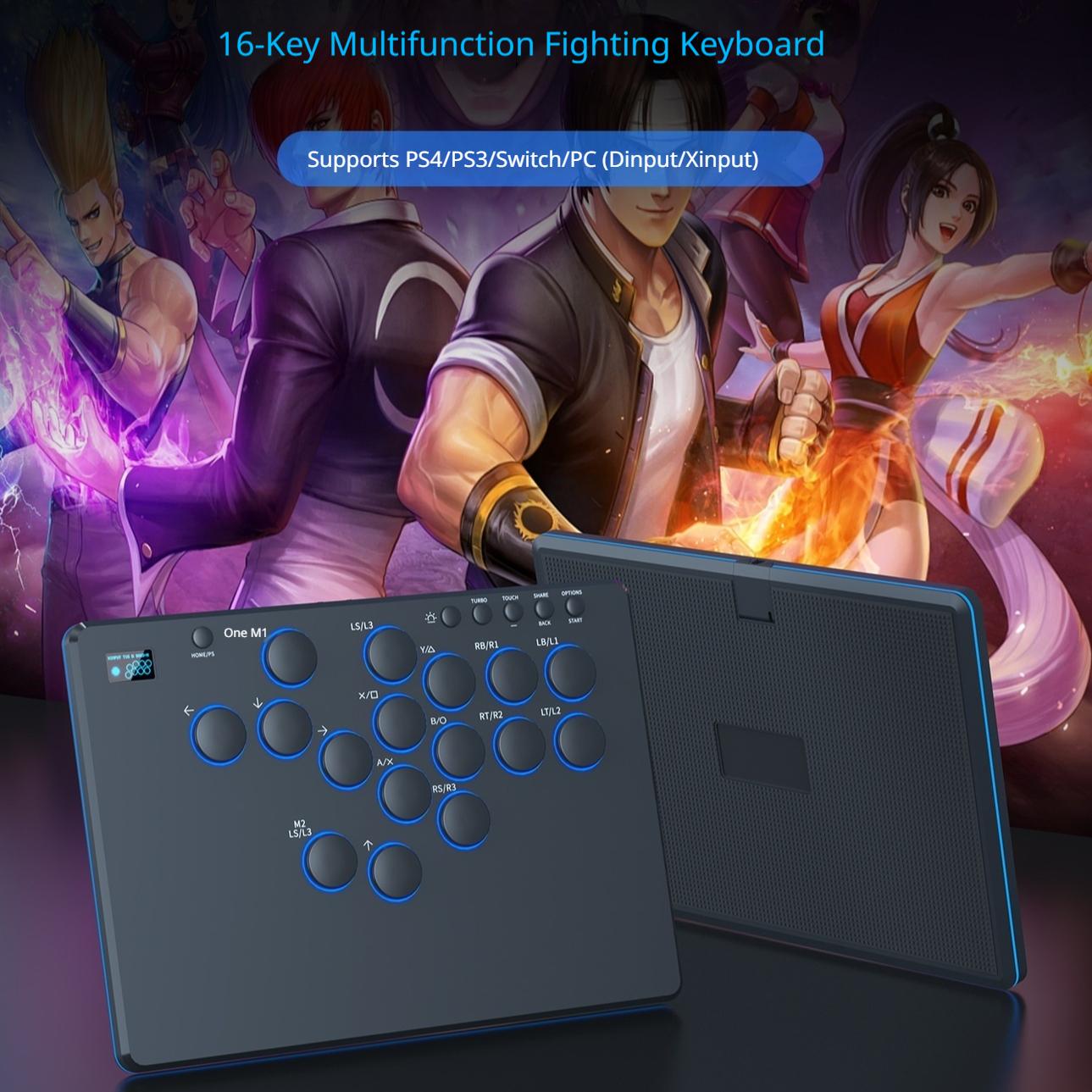 Arcade Gaming Keyboard Supports Multiple Devices
