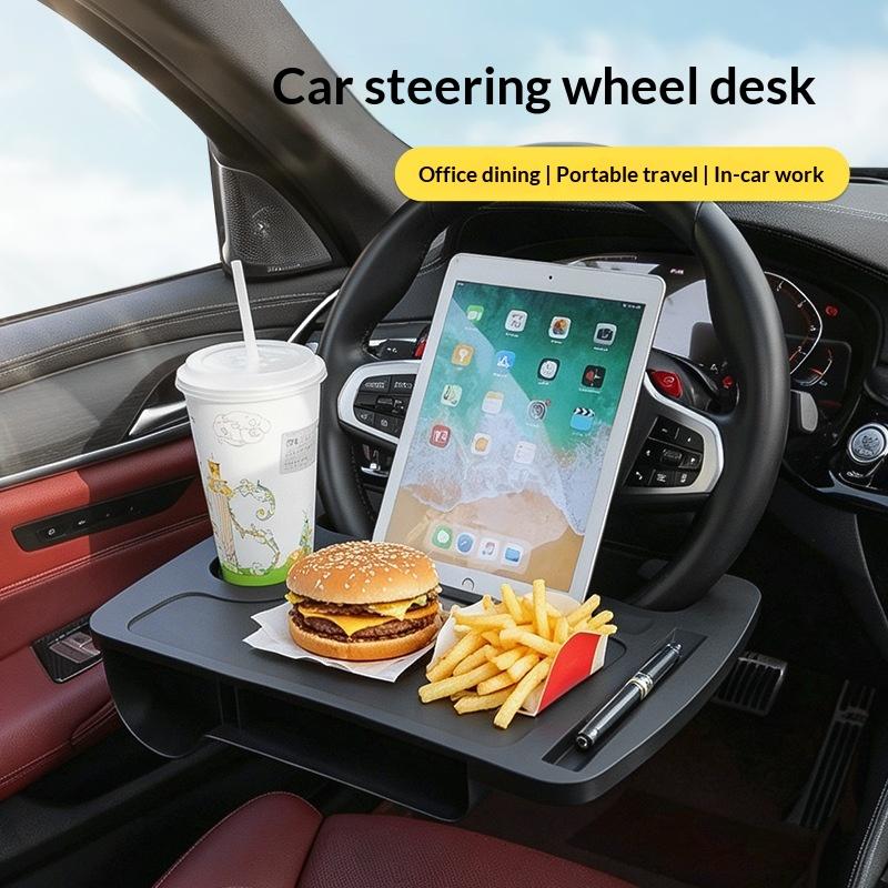 Table de travail et repas multifonction pour voiture
