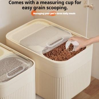 Boîte de Conservation Hermétique pour Croquettes et Friandises pour Chat